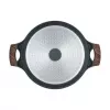 Resto Kitchenware 93906 univerzálny hrniec, čierny hliník, 4,1 l, 28 cm