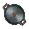 Resto Kitchenware 93906 univerzálny hrniec, čierny hliník, 4,1 l, 28 cm