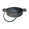 Resto Kitchenware 93906 univerzálny hrniec, čierny hliník, 4,1 l, 28 cm