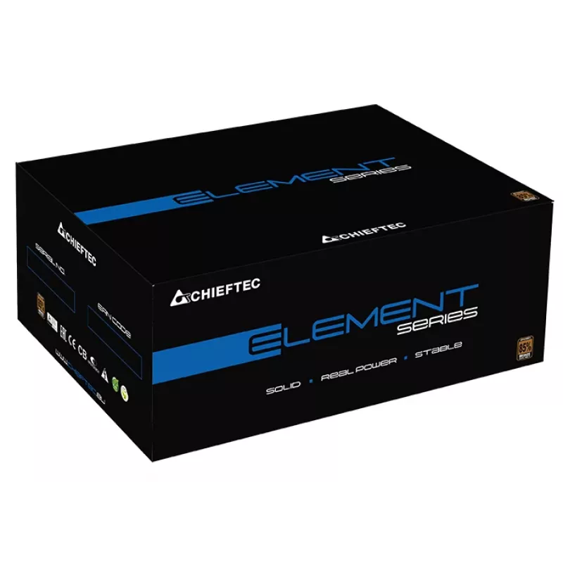 Chieftec ELP-600S napájací zdroj 600 W 20+4-polový ATX PS/2 čierny