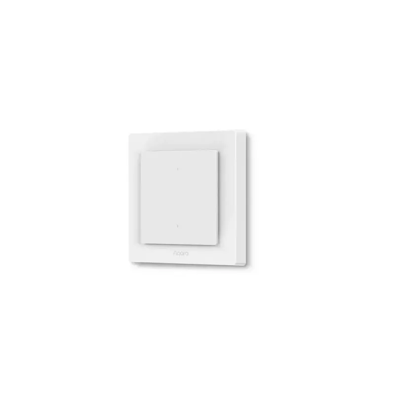 AQARA Light Switch H2 EU (2 tlačidlá, 1 kanál) (WS-K07D) – Zigbee a Thread nástenný vypínač s relé