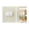 AQARA Light Switch H2 EU (2 tlačidlá, 1 kanál) (WS-K07D) – Zigbee a Thread nástenný vypínač s relé