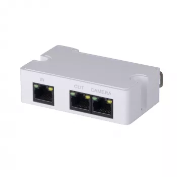 Dahua PFT1300 pasívny sieťový extender PoE, 10/100 Mb/s, vstup 42–57 V DC, výstup 48 V DC, 60 W, biely