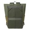 Cestovný batoh Rivacase Eden olivová PU koža polyester rPET 250x160x430mm