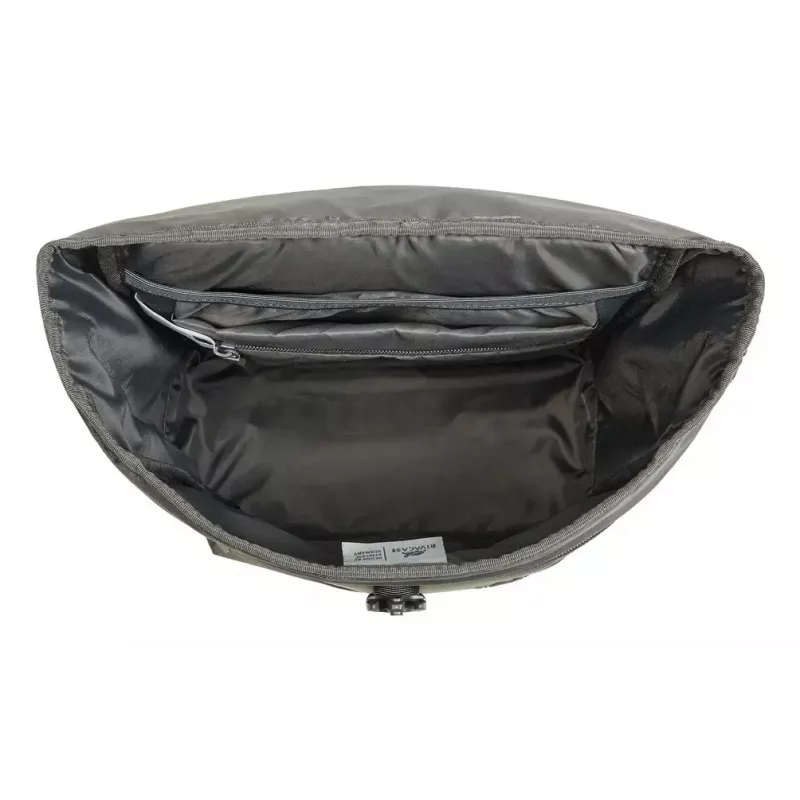 Cestovný batoh Rivacase Eden olivová PU koža polyester rPET 250x160x430mm
