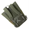 Cestovný batoh Rivacase Eden olivová PU koža polyester rPET 250x160x430mm