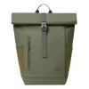 Cestovný batoh Rivacase Eden olivová PU koža polyester rPET 250x160x430mm