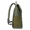 Cestovný batoh Rivacase Eden olivová PU koža polyester rPET 250x160x430mm