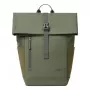 Cestovný batoh Rivacase Eden olivová PU koža polyester rPET 250x160x430mm