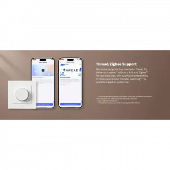 Aqara Dimmer Switch H2 EU biely svetelný vypínač Aqara KD-R01D
