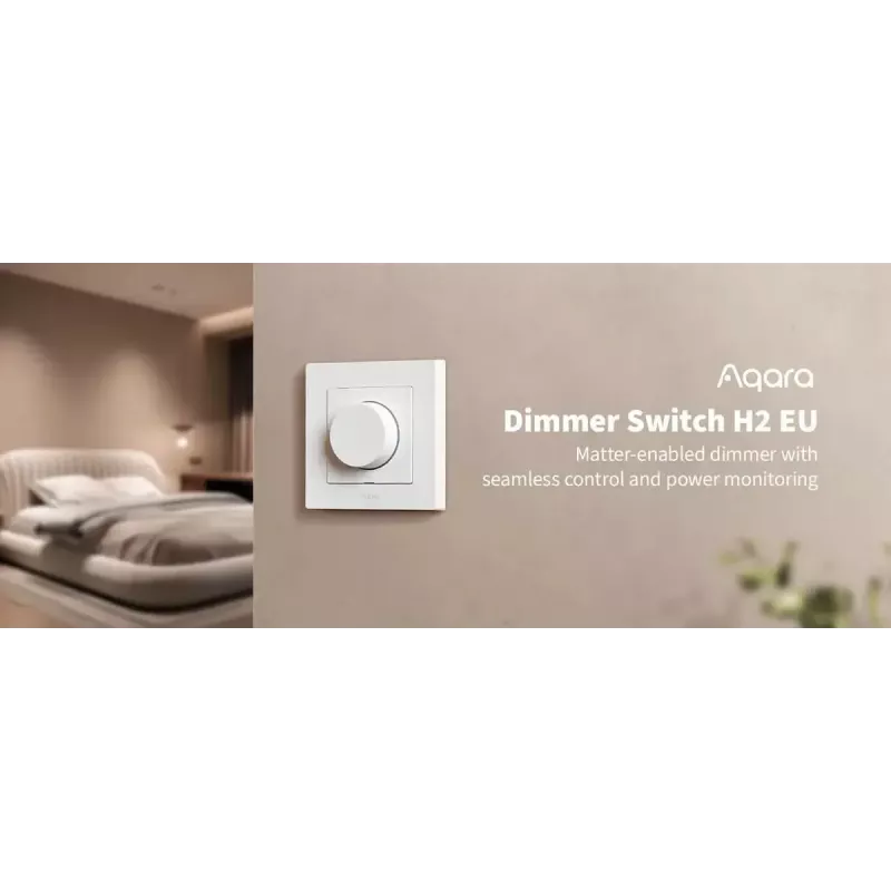 Aqara Dimmer Switch H2 EU biely svetelný vypínač Aqara KD-R01D