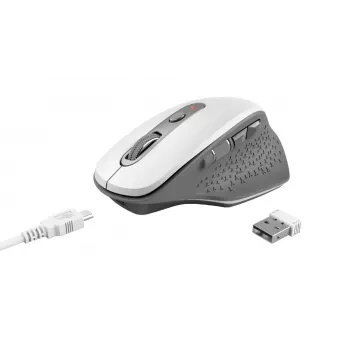 Trust Ozaa myš kancelárska pravá ruka RF Wireless optická 2400 DPI