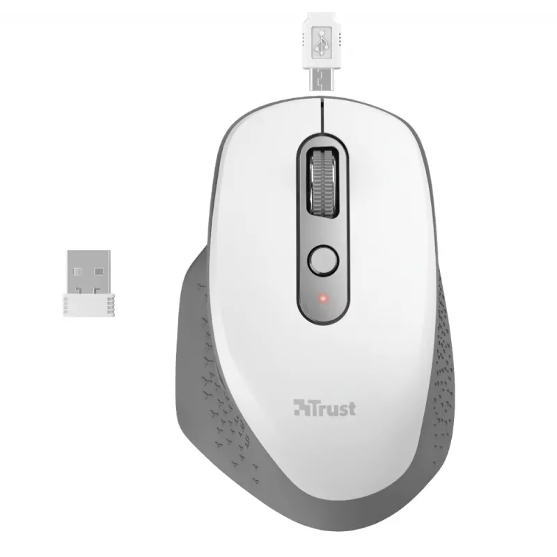 Trust Ozaa myš kancelárska pravá ruka RF Wireless optická 2400 DPI