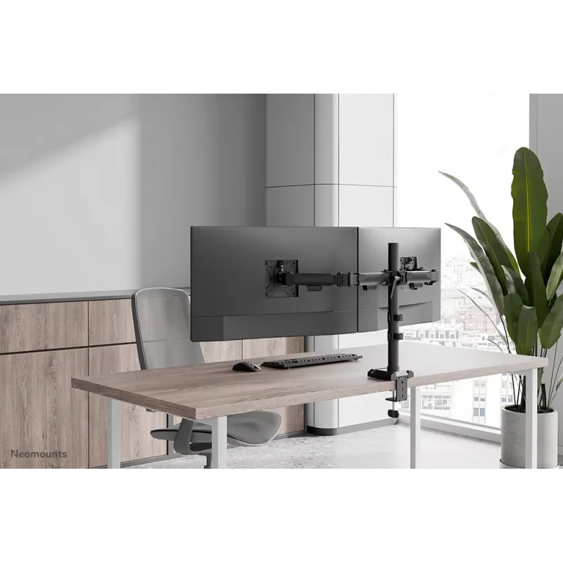 Neomounts DS60-600BL2 rameno na monitor 10-32 inch - rýchle uchytenie - 180°-doraz