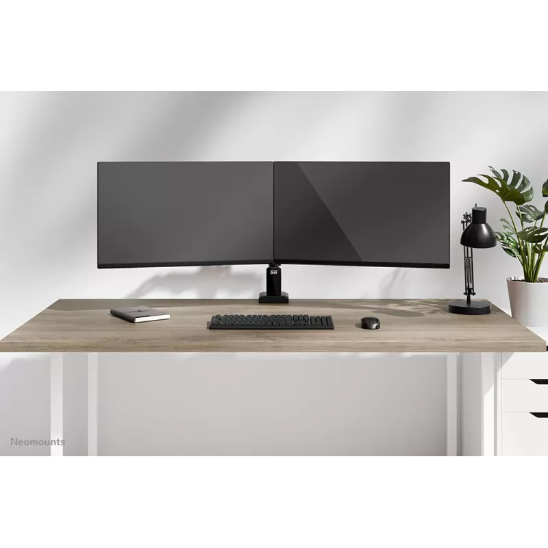 Neomounts DS60-600BL2 rameno na monitor 10-32 inch - rýchle uchytenie - 180°-doraz