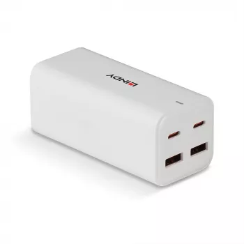 Nabíjačka Lindy 100W 4-portová USB Type A & C GaN nabíjačka interiérová AC Universal