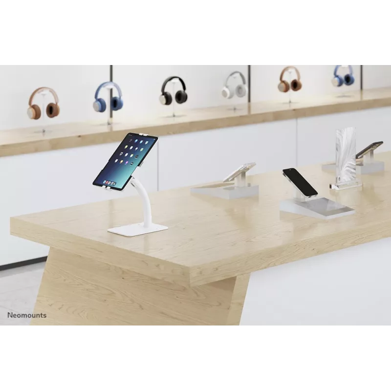 Držiak na tablet Neomounts DS15-625WH1 biely pasívny stolový držiak