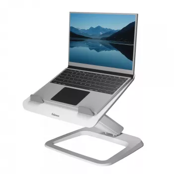 Fellowes stojan na notebook na stôl – Hana LT stojan na notebook pre domov a kanceláriu – nastaviteľný stojan na notebook s 3 výškovými nastaveniami – max. veľkosť monitora 19