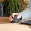 R-Go Tools ergonomická myš R-Go HE Break s softvérom na prestávky, veľká (veľkosť ruky ≥ 185 mm), pre pravákov, Bluetooth, čierna