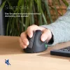 R-Go Tools ergonomická myš R-Go HE Break s softvérom na prestávky, veľká (veľkosť ruky ≥ 185 mm), pre pravákov, Bluetooth, čierna