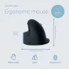 R-Go Tools ergonomická myš R-Go HE Break s softvérom na prestávky, veľká (veľkosť ruky ≥ 185 mm), pre pravákov, Bluetooth, čierna