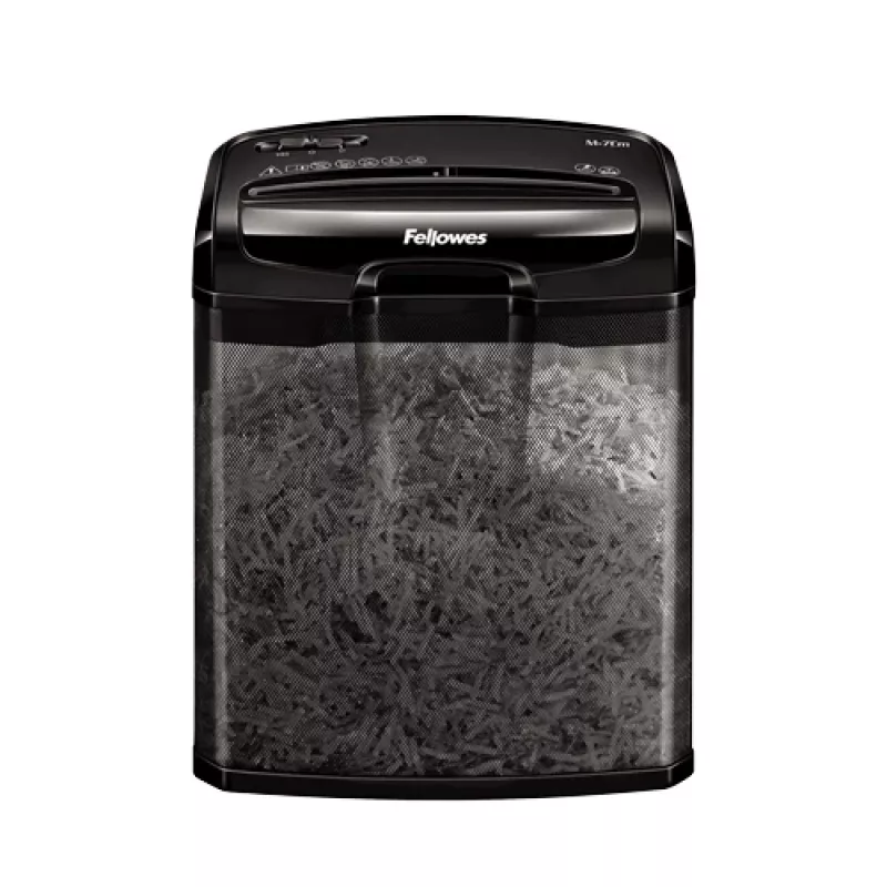 Fellowes M-7Cm skartovačka čiastočný rez čierna