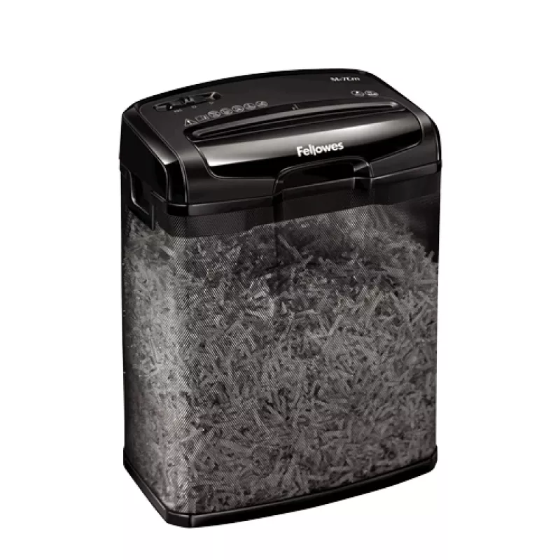 Fellowes M-7Cm skartovačka čiastočný rez čierna