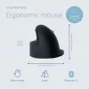 R-Go HE Break ergonomická vertikálna myš, malá, pre pravákov, bezdrôtová Bluetooth, čierna