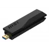 USB kľúč MSI BE6500 WiFi7 USB 3.2 Gen 1 Dongle čierny