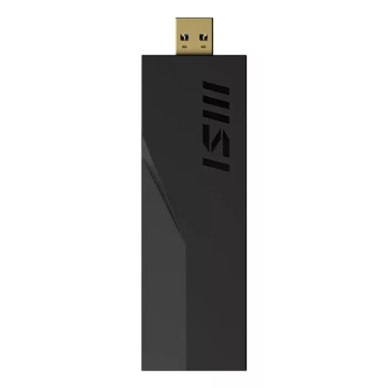 USB kľúč MSI BE6500 WiFi7 USB 3.2 Gen 1 Dongle čierny