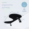 R-Go Tools podrúčka R-Go, ergonomická, symetrická, s výrezom na brucho, mäkká pena, čierna