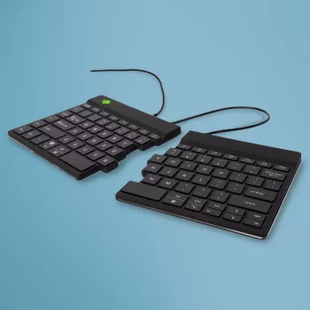 R-Go Tools ergonomická klávesnica R-Go Split Break v2 so softvérom Break, ergonomická delená klávesnica, QWERTY (US), káblová, čierna