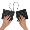 R-Go Tools ergonomická klávesnica R-Go Split Break v2 so softvérom Break, ergonomická delená klávesnica, QWERTY (US), káblová, čierna