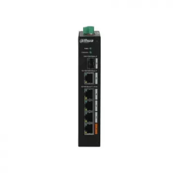 Dahua Technology PoE PFS3106-4ET-60-V2 sieťový switch Unmanaged L2 Fast Ethernet (10/100) čierny
