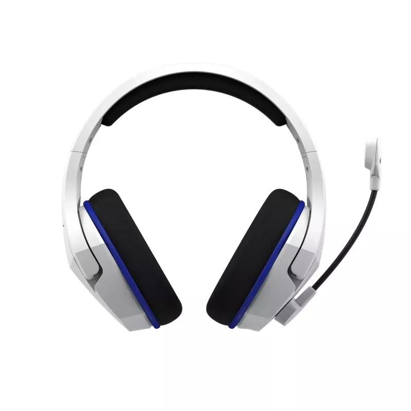 HyperX Cloud Stinger Core – bezdrôtová herná náhlavná súprava (bielo-modrá) – PS5-PS4