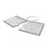 R-Go Tools ergonomická klávesnica R-Go Split Break so softvérom na prestávky, ergonomická delená klávesnica, QWERTY (US), Bluetooth, biela