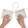 R-Go Tools ergonomická klávesnica R-Go Split Break so softvérom na prestávky, ergonomická delená klávesnica, QWERTY (US), Bluetooth, biela