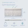 R-Go Tools ergonomická klávesnica R-Go Split Break so softvérom na prestávky, ergonomická delená klávesnica, QWERTY (US), Bluetooth, biela