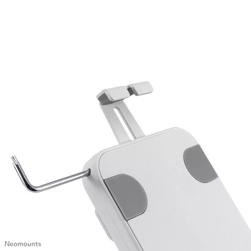 Podlahový stojan na tablet Neomounts FL15-625WH1 biely pasívny držiak interiérový