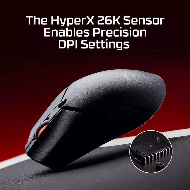 Bezdrôtová herná myš HyperX Pulsefire Haste 2 Mini, čierna