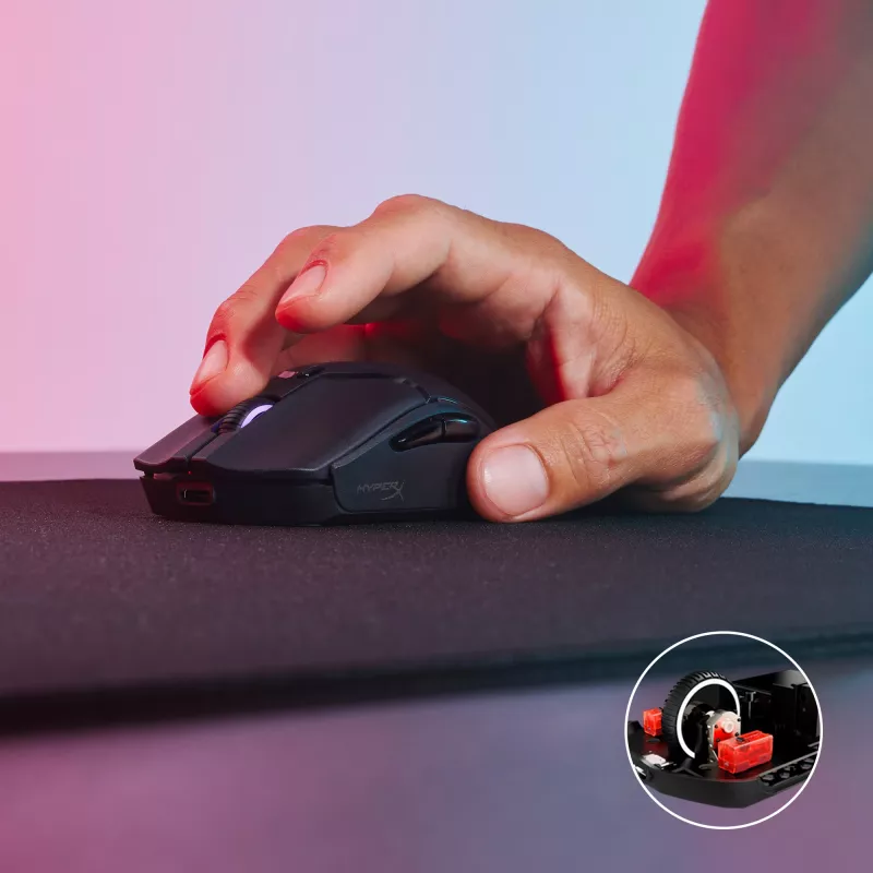 Bezdrôtová herná myš HyperX Pulsefire Haste 2 Mini, čierna