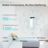 TP-Link AC1200 celodomový Mesh-WLAN systém, balenie 3 ks