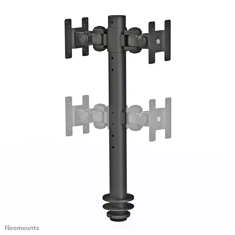 Neomounts FPMA-D050D čierna držiak monitora 10-30 inch, stolová svorka, 10 kg, 25,4 cm (10 inch), 76,2 cm (30 inch), 100 x 100 mm, čierna