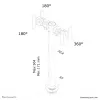 Neomounts FPMA-D050D čierna držiak monitora 10-30 inch, stolová svorka, 10 kg, 25,4 cm (10 inch), 76,2 cm (30 inch), 100 x 100 mm, čierna