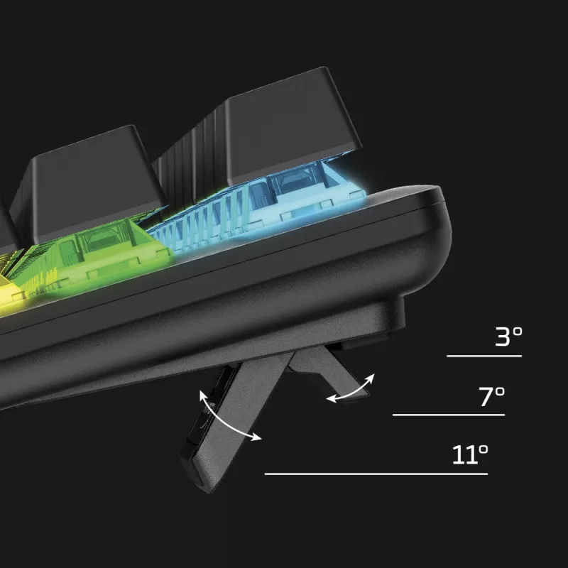 HyperX Alloy Origins Core – mechanická herná klávesnica – HX Blue (US-layout)