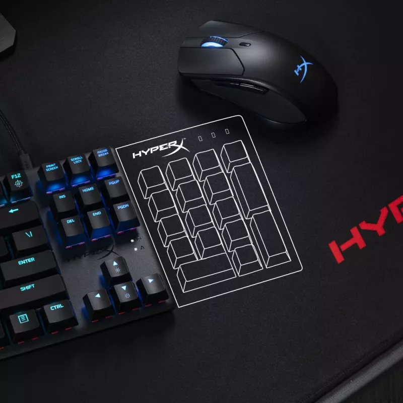 HyperX Alloy Origins Core – mechanická herná klávesnica – HX Blue (US-layout)