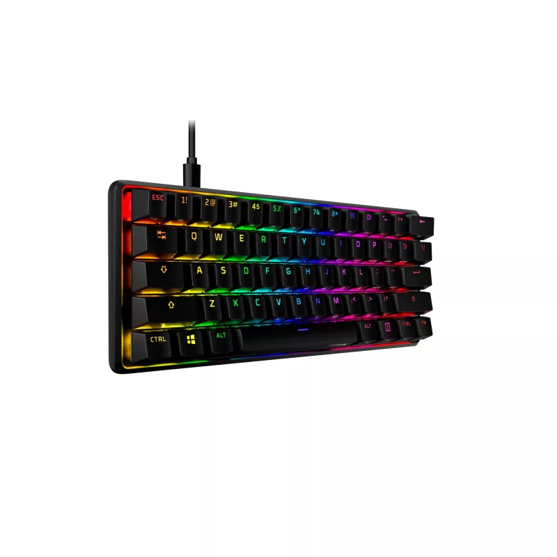 HyperX Alloy Origins 60 – mechanická herná klávesnica – HX Red (US-layout)