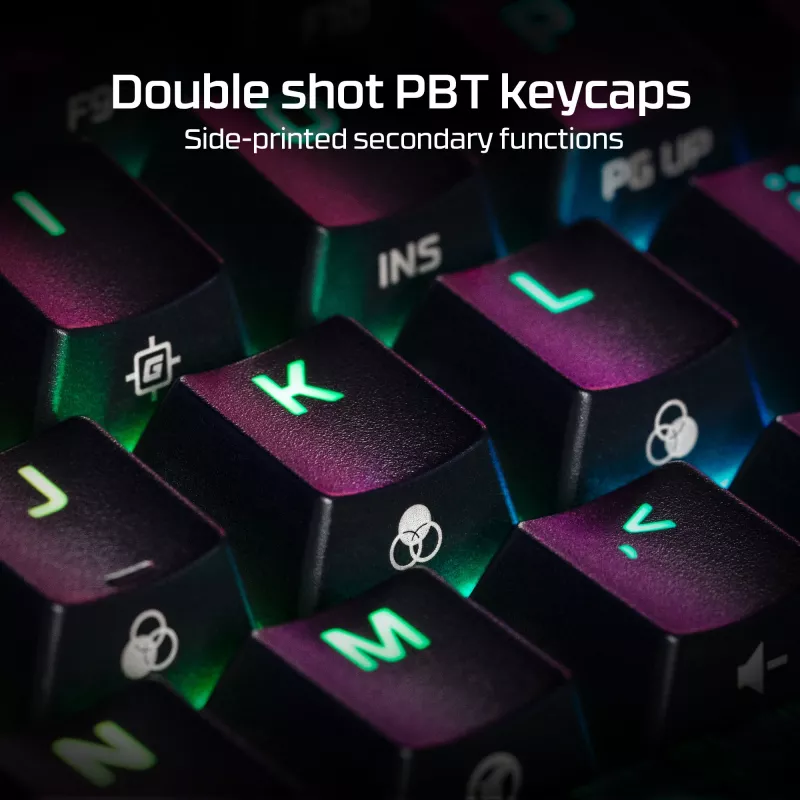 HyperX Alloy Origins 60 – mechanická herná klávesnica – HX Red (US-layout)
