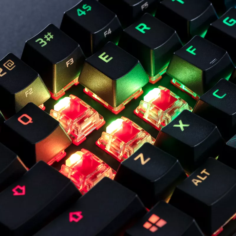 HyperX Alloy Origins 60 – mechanická herná klávesnica – HX Red (US-layout)