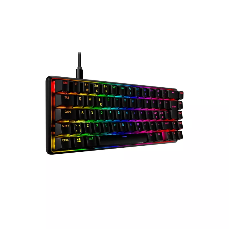 Klávesnica HyperX Alloy Origins 65 4P5D6AN#UUW, severské rozloženie